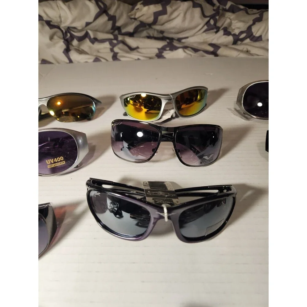 Lot of 12 New Sunglasses UV400 Category 3 – Vertex (VRX) & Element 8 All New